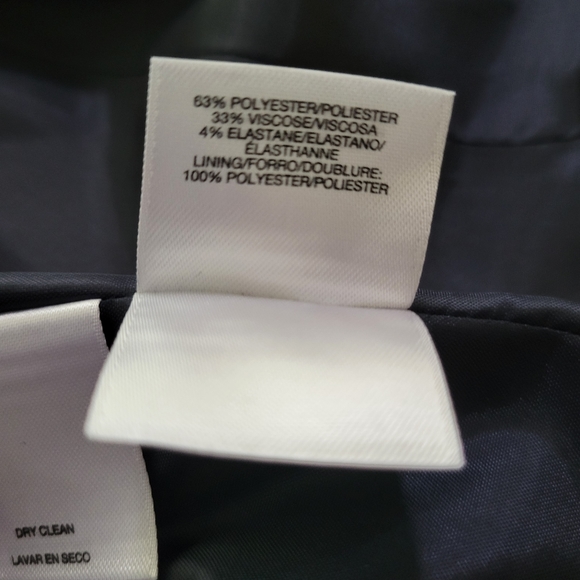 Nine West | Navy Blue, Two-Button Blazer, Size 4 - Picture 6 of 7